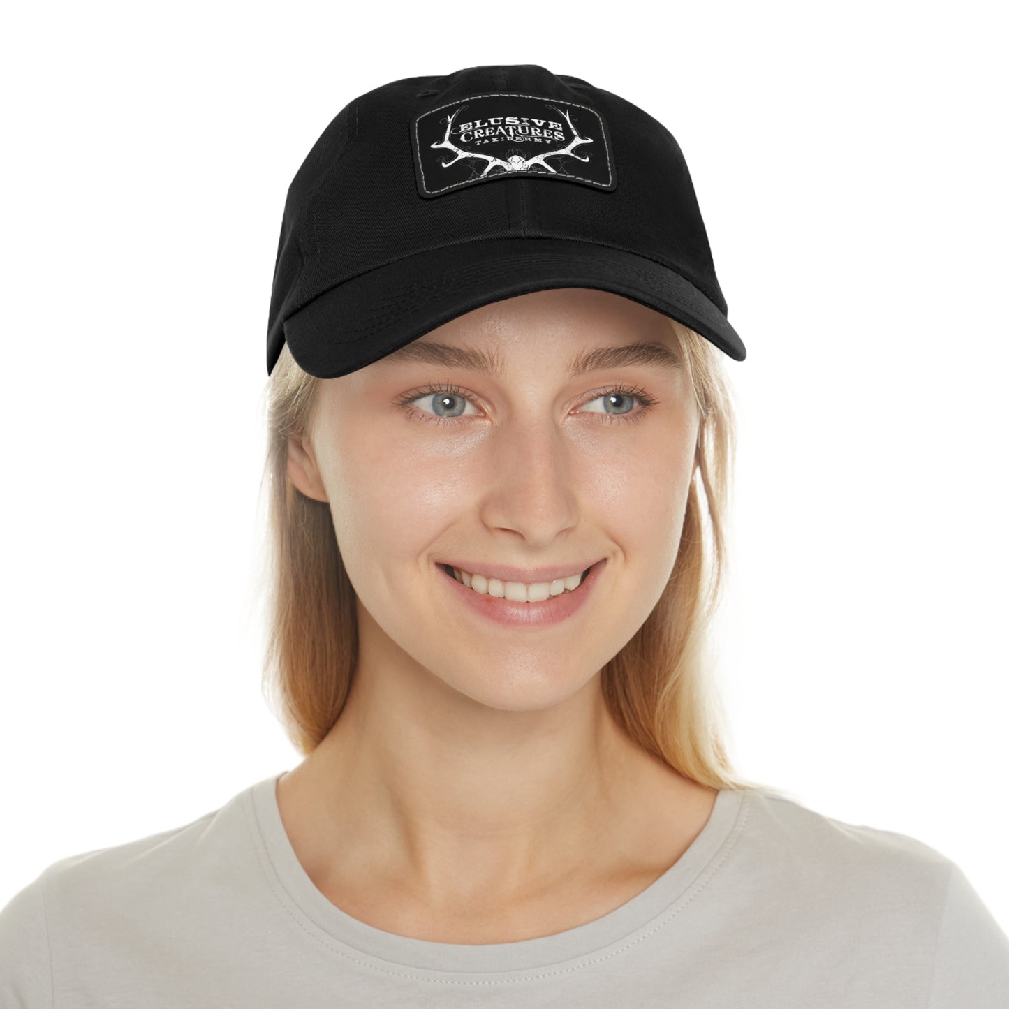 Elusive Creatures Dad Hat with Leather Patch